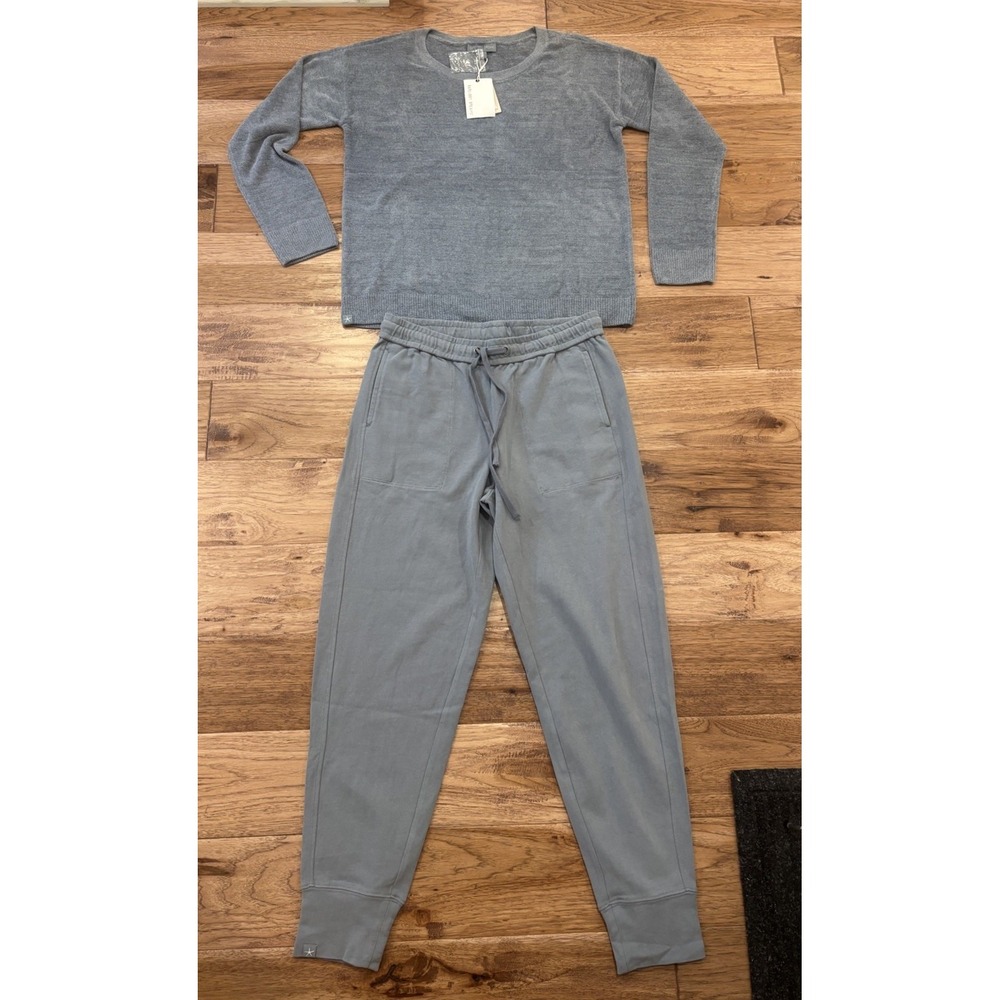 NWT Barefoot Dreams CozyChic Ultra Lite Easy Mixed Lounge Set Dusk S New